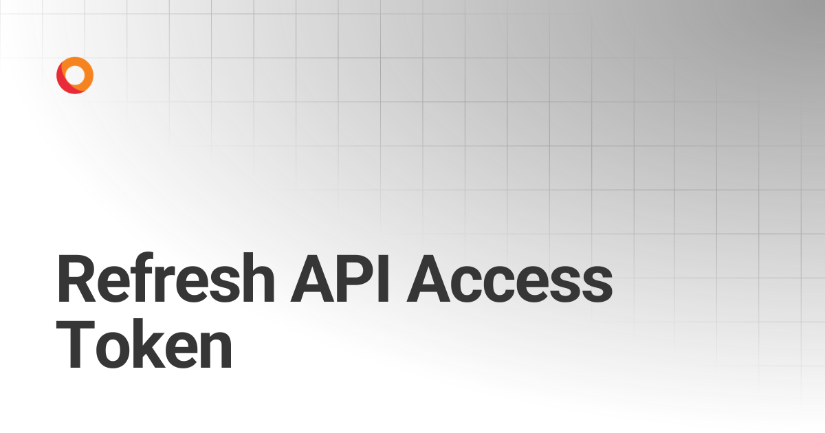 Refresh API Access Token | Developers | KORE